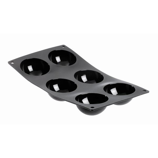 Kugleform silicone, 6 stk